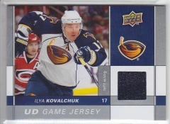 2009-10 Upper Deck Series 1 UD Game Jersey #GJ-IK Ilya Kovalchuk